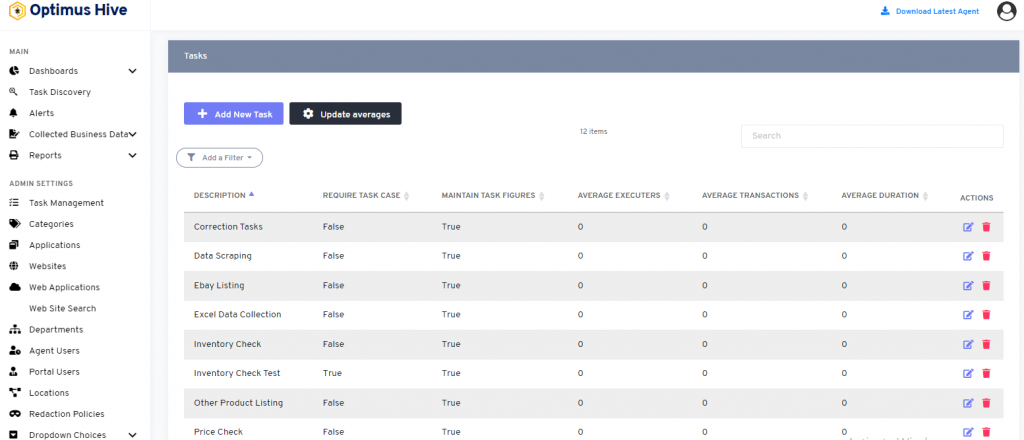 Task Management | Optimus Hive